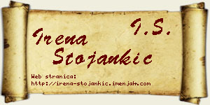 Irena Stojankić vizit kartica